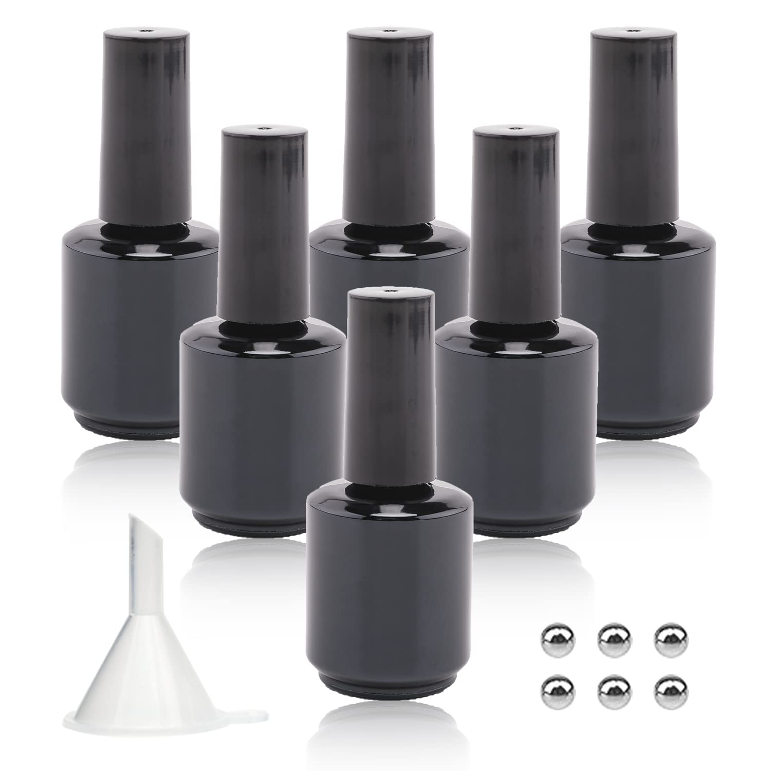 Amazon.co.jp: 空のジェルネイルポリッシュボトル 15ml 空の