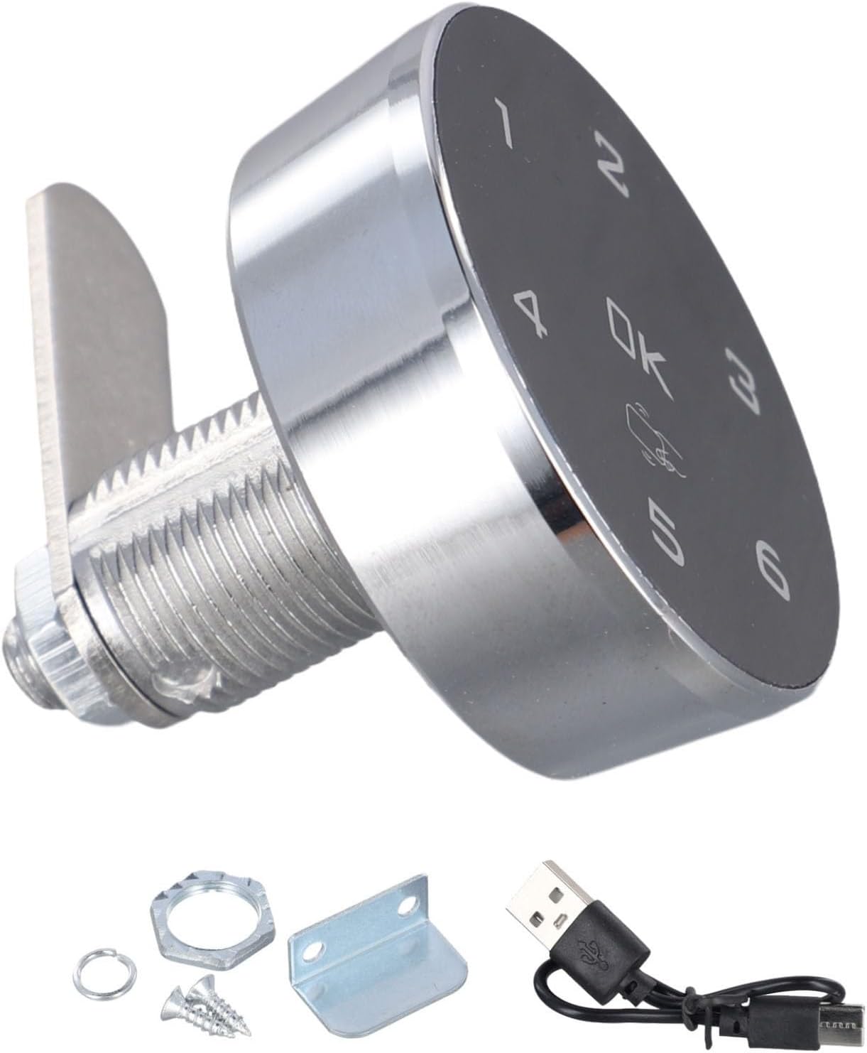 ID Induction Lock For Bathroom Cabinet Dual Unlocking Methods With Alarm Function For Enhanced Security(20mm)