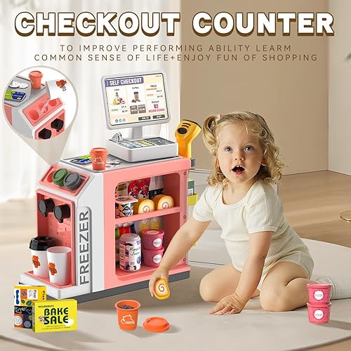 Miniatura 3 de Juego de caja registradora para niños - 48PCS