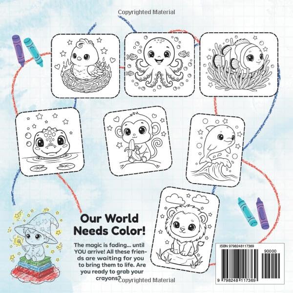 premium animal Coloring Book for Kids: 50 Easy and Fun Themed Pages with Bold Outlines for Boys and Girls | Creative Activity Gift for Toddlers, Preschoolers and Early Learners image 3