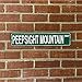 Washington Mountains Pick Your Mountain Compatible/Replacement for Peepsight Mountain United States Mountain Aluminum Metal Tin Street Sign Style Home Decor For Man Cave Poker Tavern Game Room