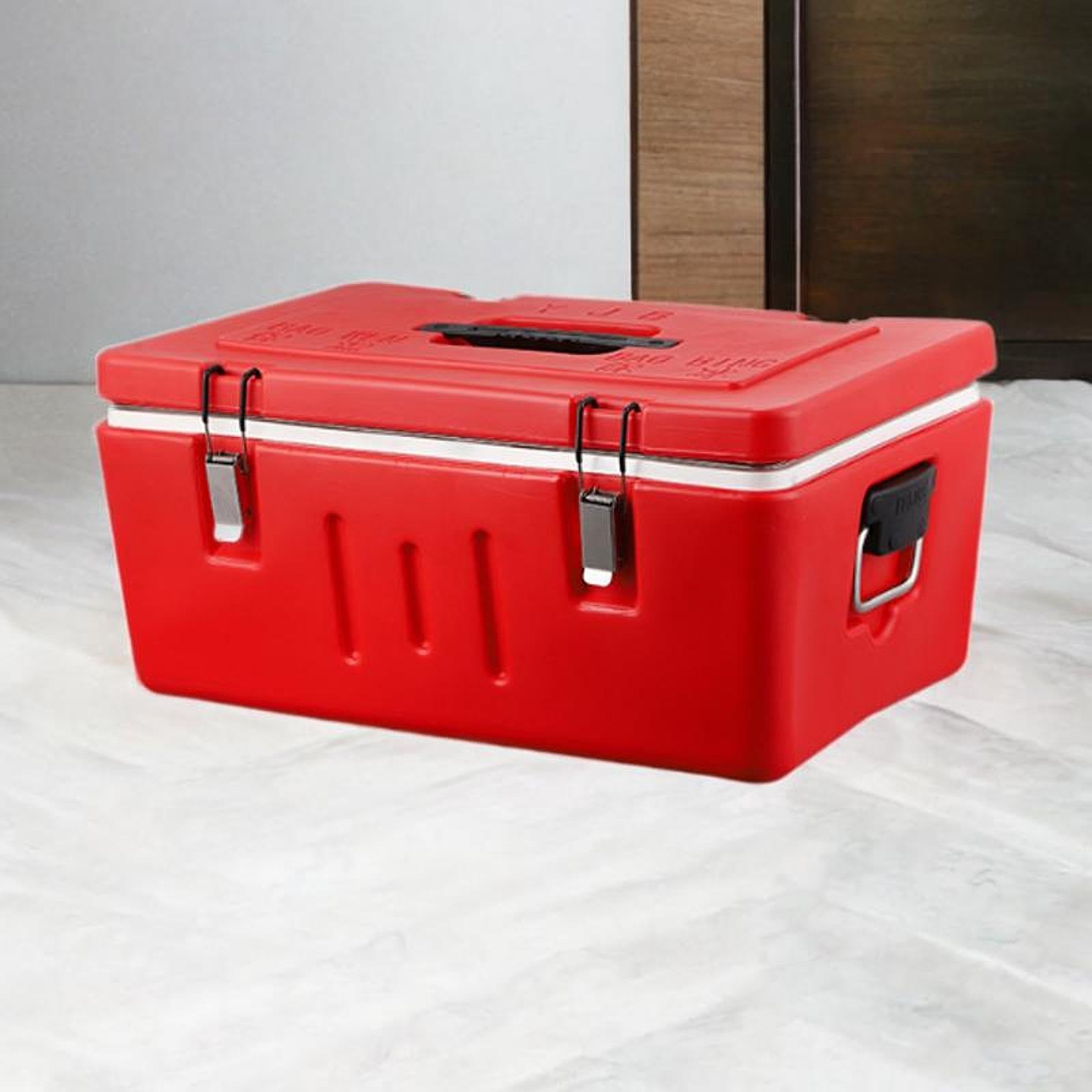Contenitore for alimenti coibentato, contenitore for alimenti coibentato Scatola for alimenti robusta Scatola for scaldavivande Commerciale for ristorante a buffet, 3 griglie rimovibili(3 Grid Removab