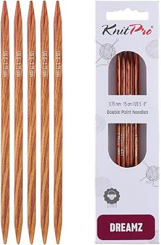 KnitPro Dreamz Double Pointed Needles 6" 15cm | US Size 5 3.75mm