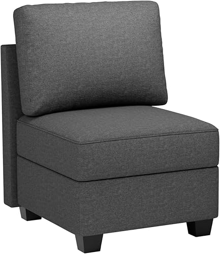 Miniatura 6 de Modular Sectional Sofa with Storage Seat, Convertible Couch for Living Room, Deep Ottoman, Memory Foam Cushion, L Shaped Couch, Bed, Sleeper Sofa,