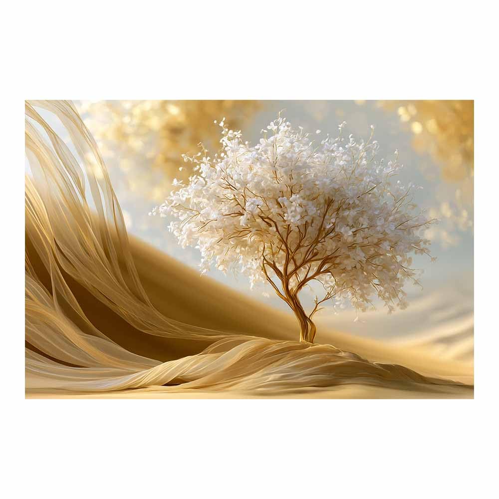 XENIOU Tree Of Life Brights lights tree canvas painting wall art, Living Room Bedroom Hallway Stairs Decoration.(Multicolor)-80x120cm Unframed
