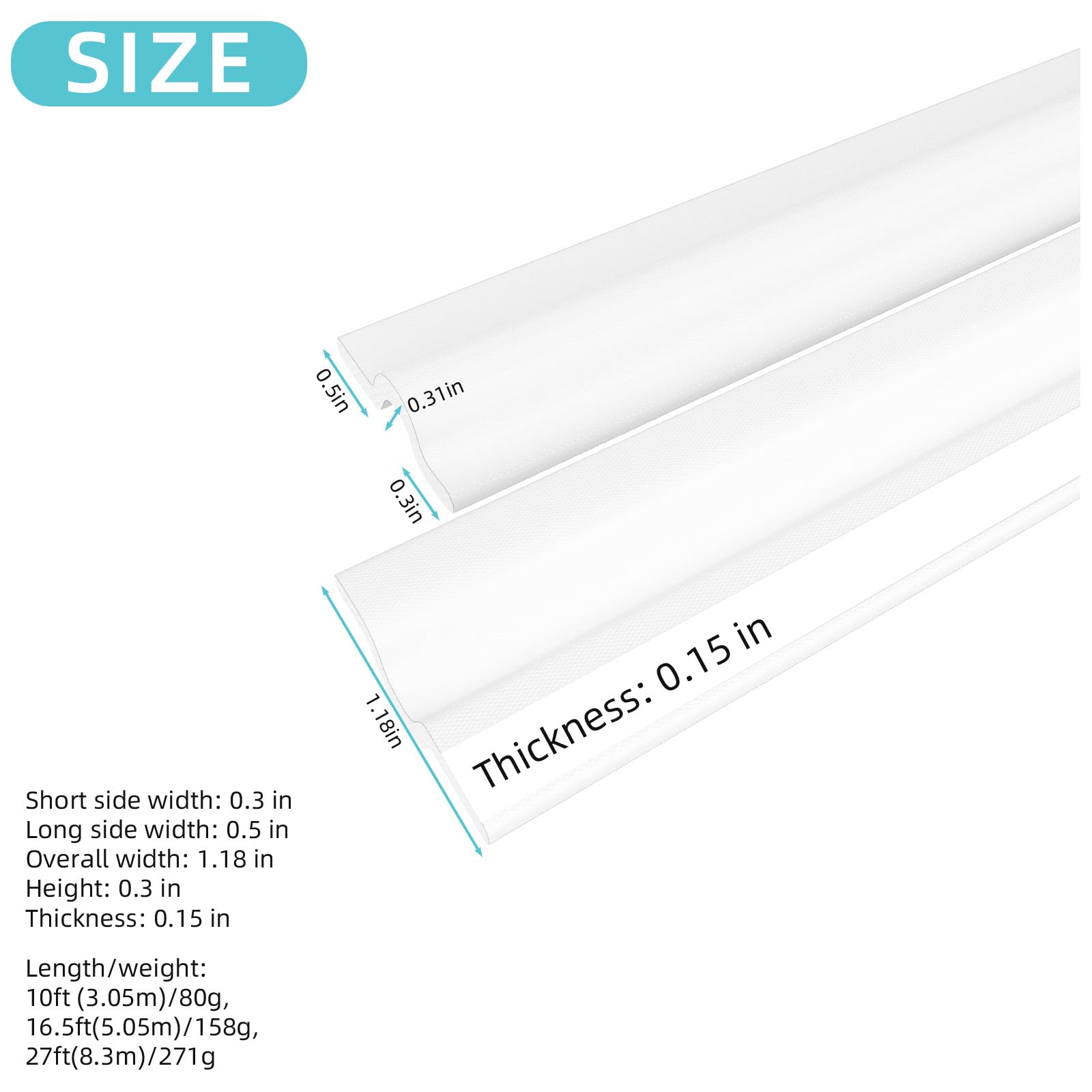 Window Draft Insert Snapklik.com : Symyda Window Weather Stripping, Window Draft Stopper ...