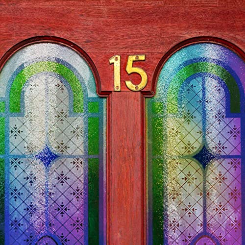 Holographic Clear Window Film Iridescent Window Dichroic Film Decorative Glass Sticker Self-Adhesive Iridescent Cellophane Roll 16 X 100 Inches #TOP4