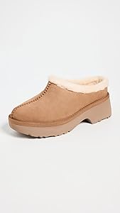 Amazon.com | UGG Women's New Heights Cozy Clog Shoe, Chestnut, 11