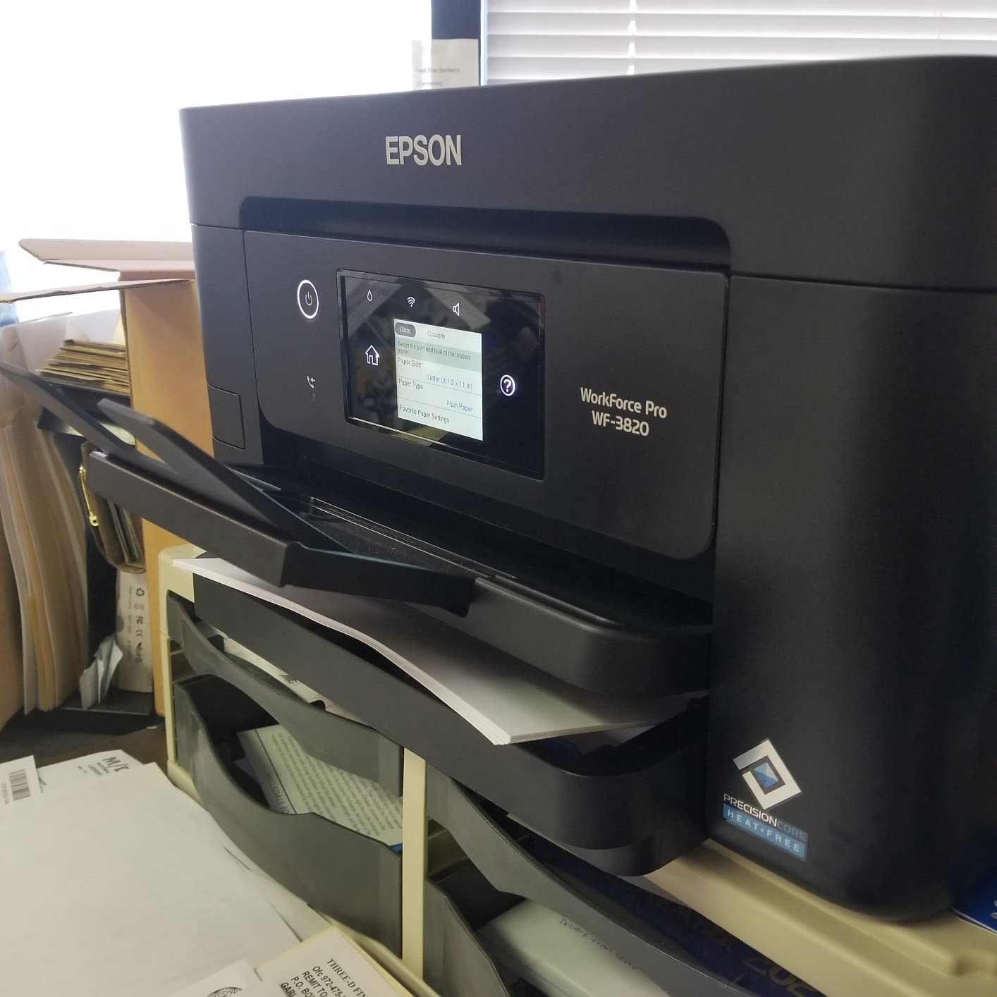 Epson Workforce printer detail view