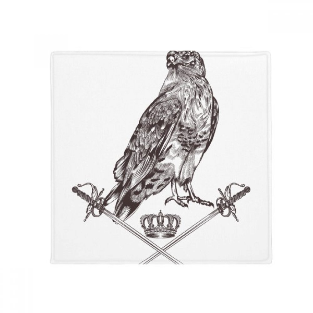 Tapis de sol pour animal domestique style baroque carré 80 cm cadeau idéal