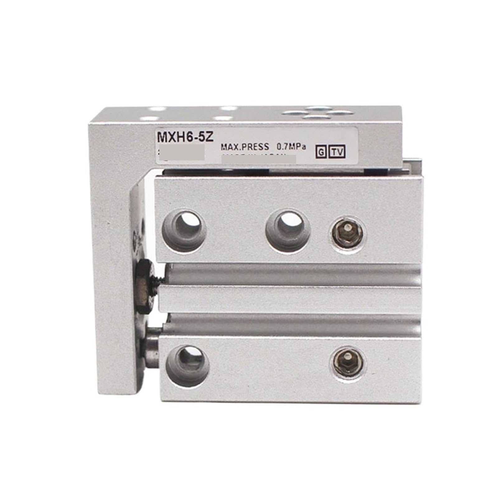 Vérin pneumatique double effet MXH6 cylindre compact à glissière linéaire course 15mm