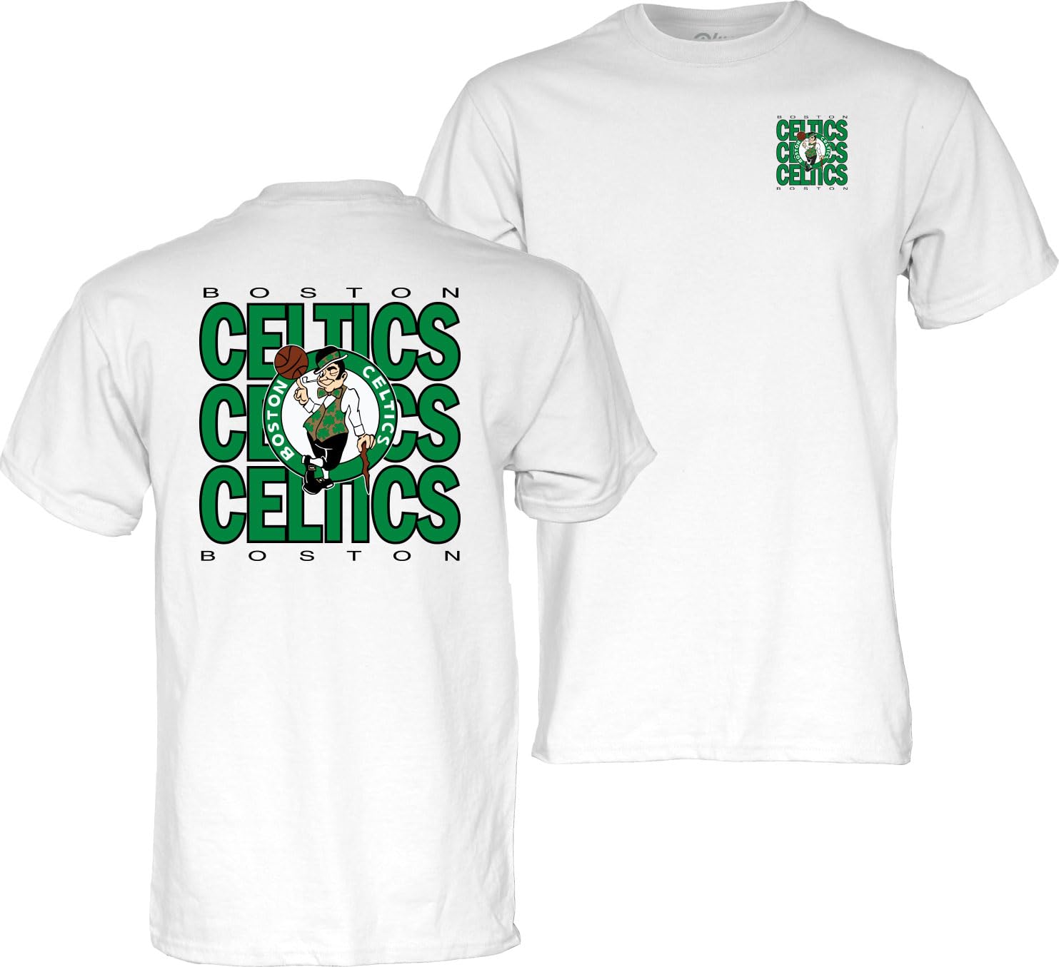 Blue 84 NBA Officially Licensed T-Shirt Front/Back Press White