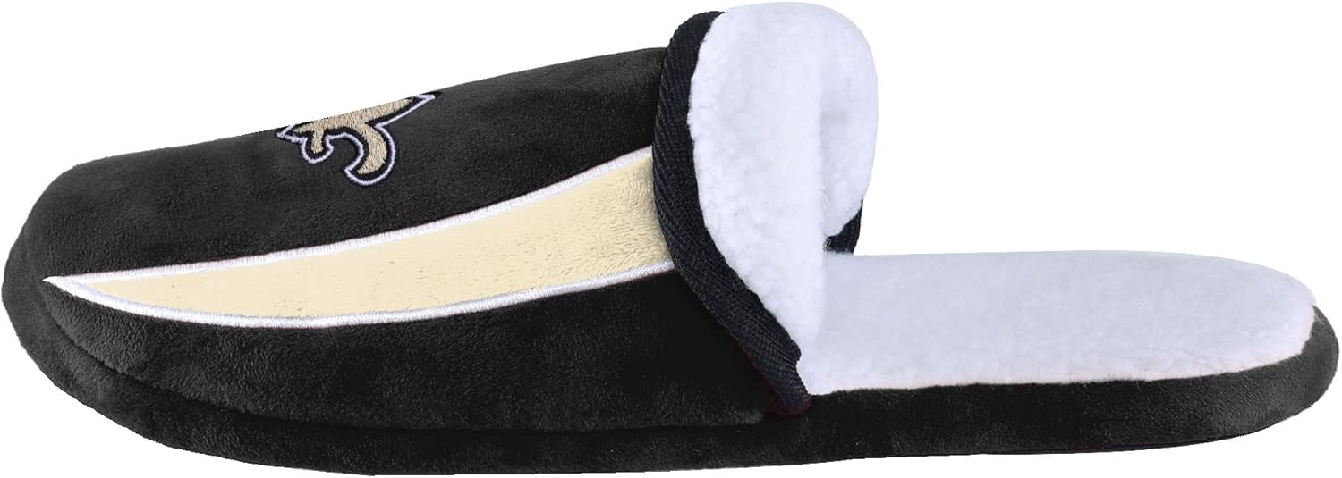 FOCO NFL Mens Football Team Logo Moccasin Slippers Shoes - Image 2