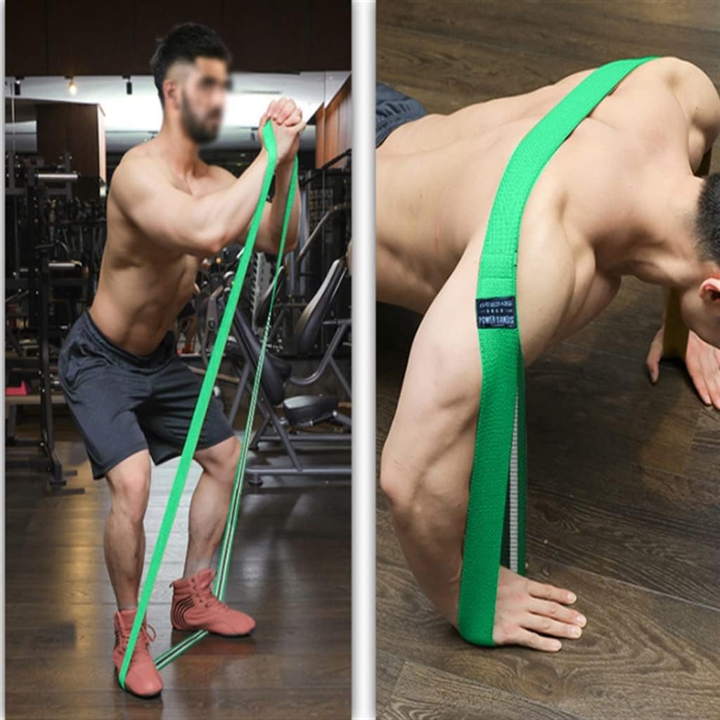Exercise Stretch Bands For Gym Work Pull Up Assistance Fabric Resistance Long Strap For