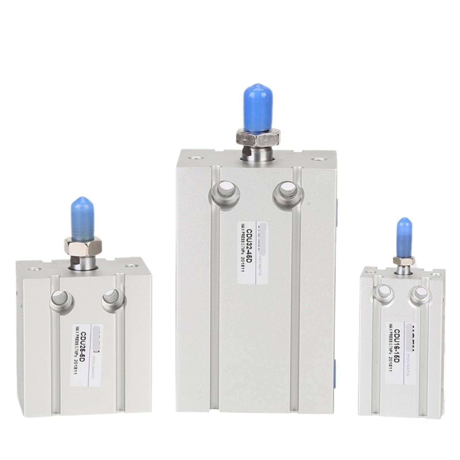 Mini Free Mount Cylinder Non-Rotating Rod Double Action Built in Magnet Bore 25/32mm Stroke 5mm 1Pcs(Stroke 30mm,CDU Bore 32mm)