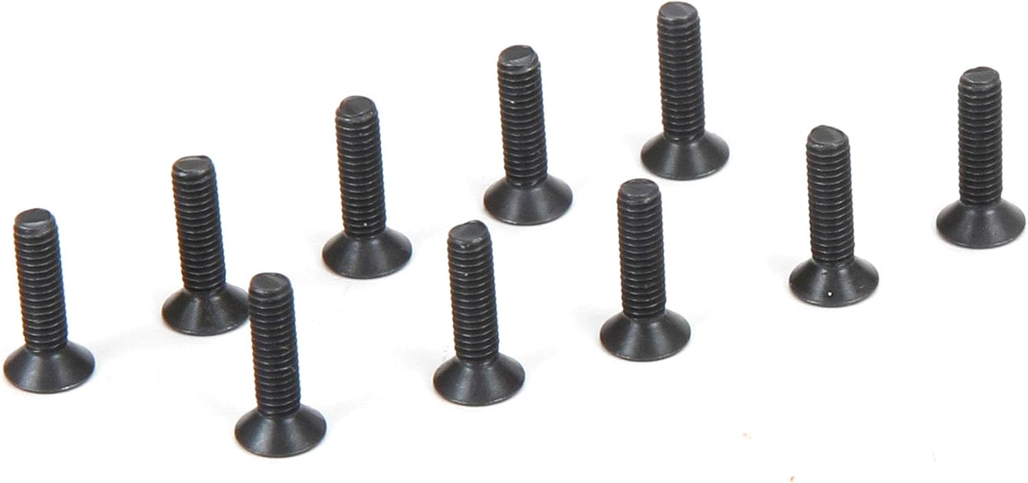 TEAM LOSI RACING Flat Head Screws M2.5 x 10mm 10 TLR235007 Elec Car/Truck Replacement Parts