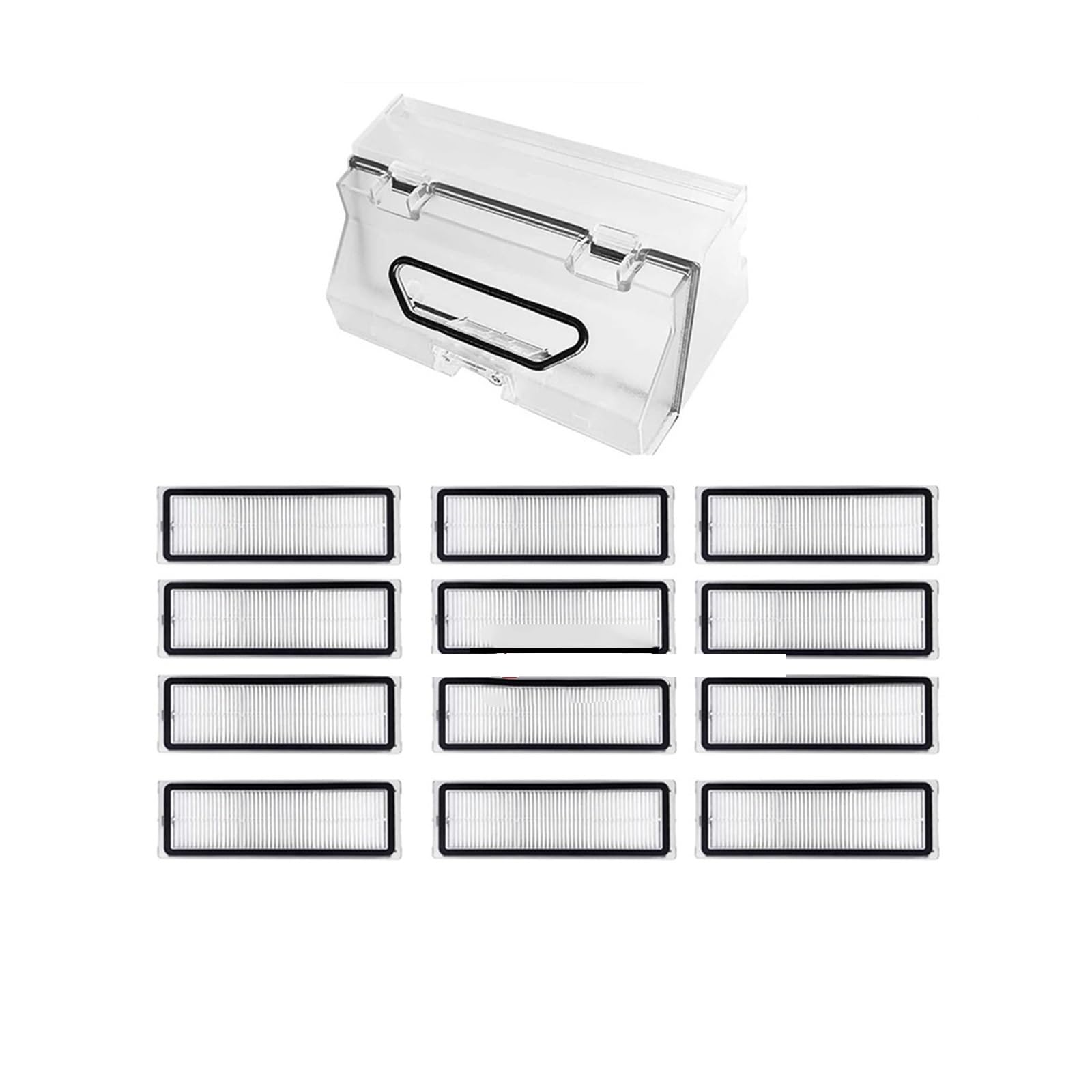 HIZON Robot Vacuum Cleaner Dust Box Bin Accessories Spare Parts Replacement Attachment，Compatible For Dreame， Bot W10 / W10 Pro / STYTJ06ZHM(A)