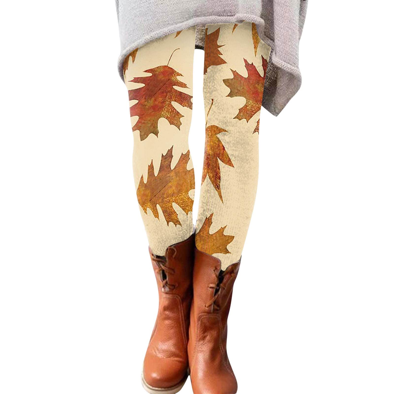 Christmas Women's Leggings Thermal Slim Jogging Bottoms Stretchy Thermal Leggings Fitness Sweatpants Fashion Casual Fitness Trousers Seamless Sports Trousers