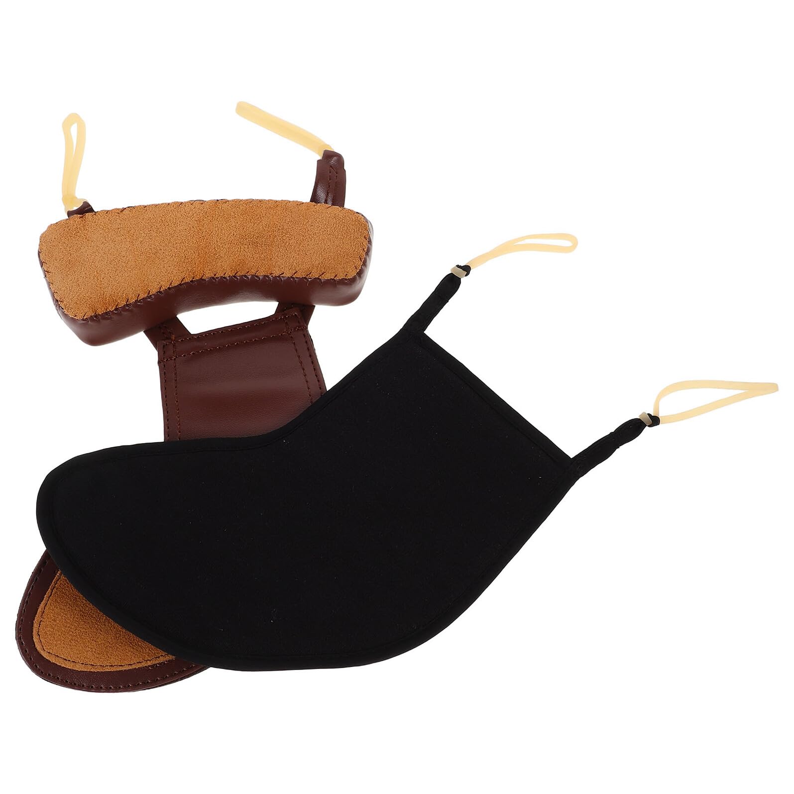 2 Piezas Almohadillas para Violín Repuesto para Apoyo de Hombro y Almohadilla para Barbilla Algodón y Piel de Oveja Transpirable para Práctica y Actuaciones