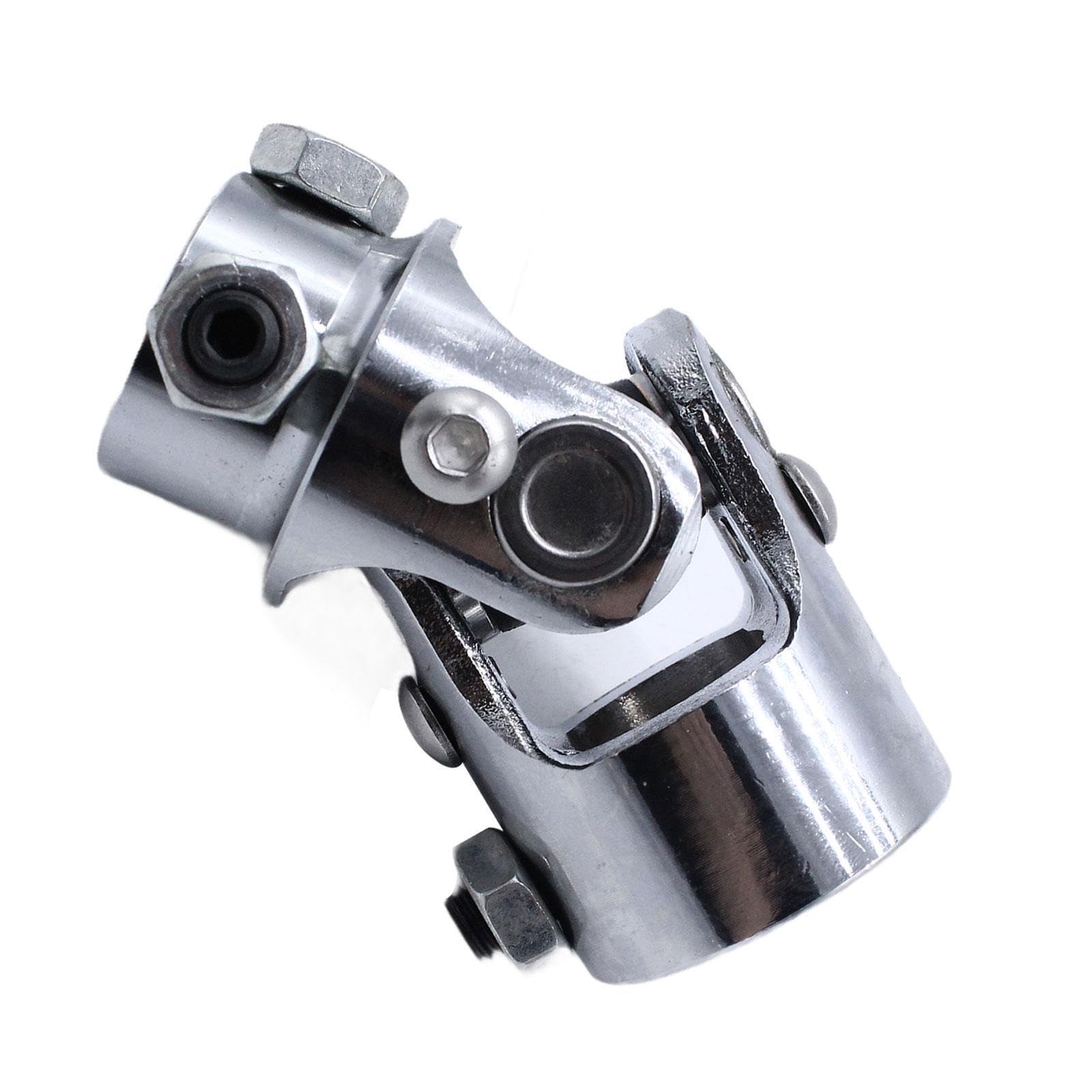 Joint de cardan double D 1 pouce x 3/4 pouce pour arbre de direction, robuste, utilisé pour connecter un joint de cardan universel de remplacement en