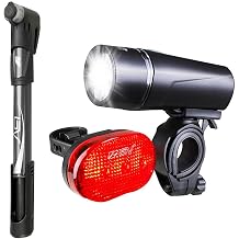 Bike Headlight and Taillight Set and BV Bike Mini Pump