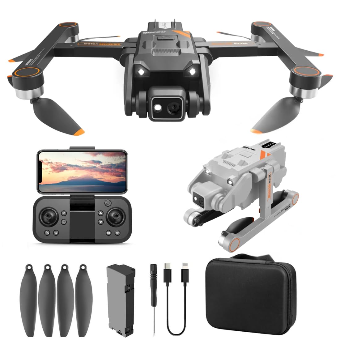 SUIZWMOU Drones With UHD Camera For Adults 3 Axis Brushless Drone With 4K/30Fps Video 48Mp Photo 5Ghz Transmission, Intelligent GPS Auto Return, 3D Flips, Headless Mode, Aerial Photography Multicolor (B0DHXFCJLL) Amazon Price History, Amazon Price Tracker