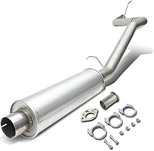 Auto Dynasty 3.15 Inches Round Muffler Tip Catback Exhaust System Compatible with 2005-2010 Jeep Grand Cherokee 4.7L 5.7L, Stainless Steel