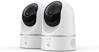 eufy Indoor Cam E220 2er-Pack, Überwachungskamera Innen, Nachtsicht, WLAN