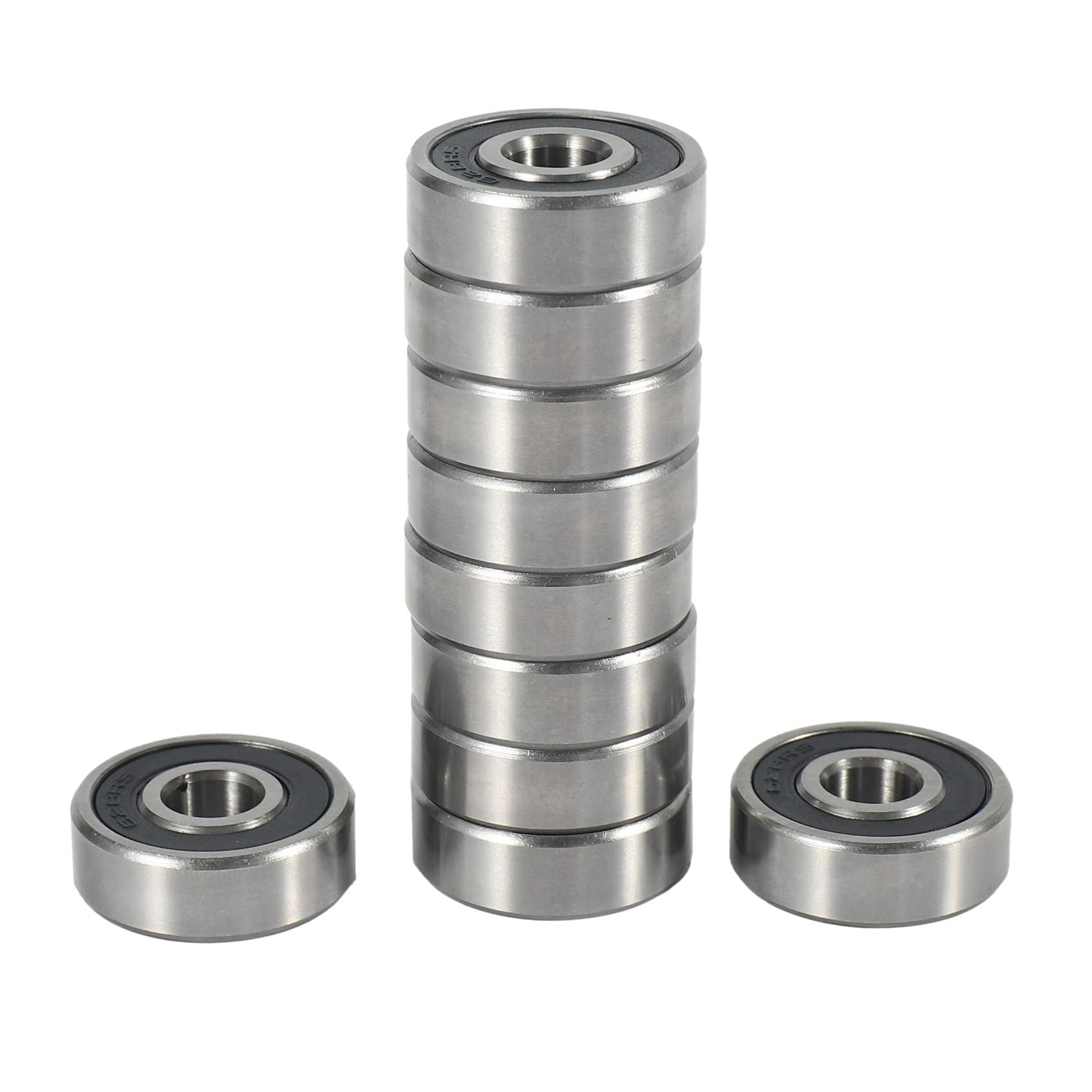 100 Pezzi 628RS 8mmx24mmx8mm Cuscinetto A Sfere A Profonda Miniaturizzato A Tenuta Stagna