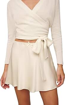 Silky velor mini skirt beige Sサイズ ANDMARY】Silky velor mini skirt