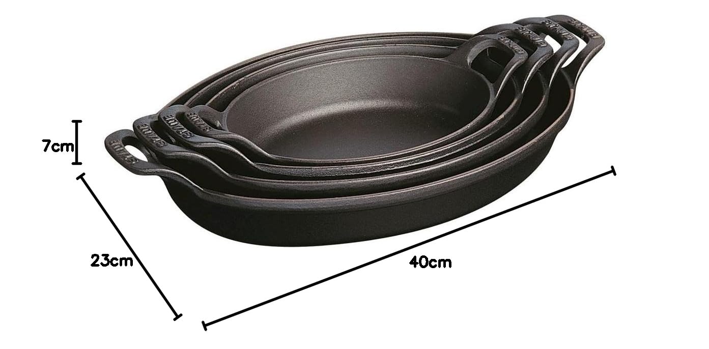 Amazon｜staub ストウブ 「 オーバル スタッカブル ディッシュ 