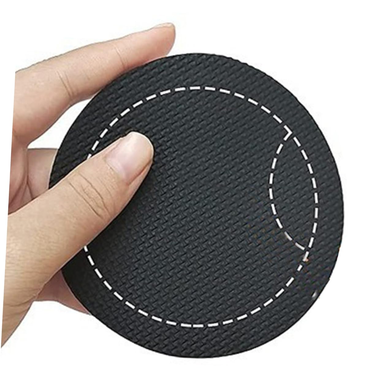 50piezas Posavasos Redondos para Sublimación Cojines De Taza De Neopreno para DIY Impresión por Transferencia De Calor para Uso Coches y Mesas