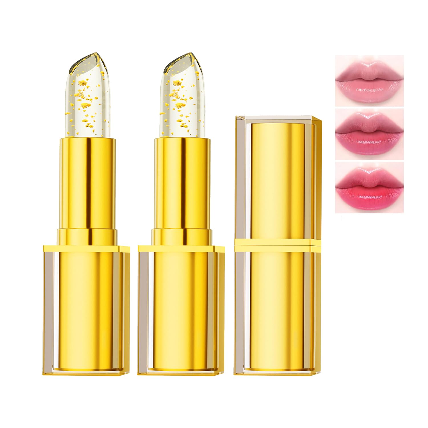 Color Changing Lipstick, Lipstick for Older Women, Lip stick for Women (#2) 2Pcs