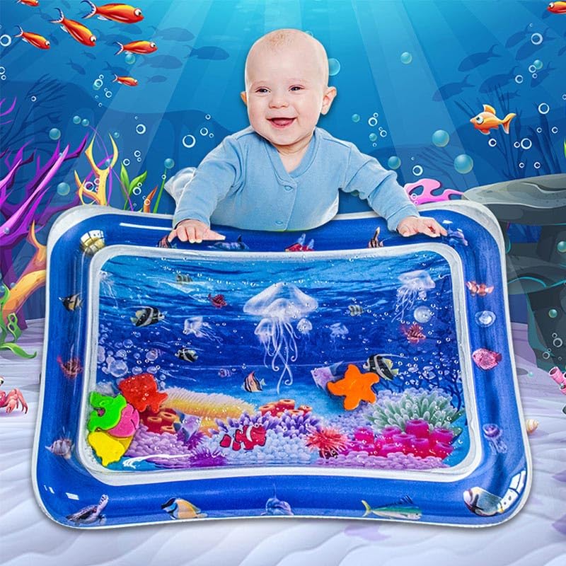 Jouet Gonflable Tapis de Jeu D'eau pour Bébé PVC Anti-fuite Coussin d
