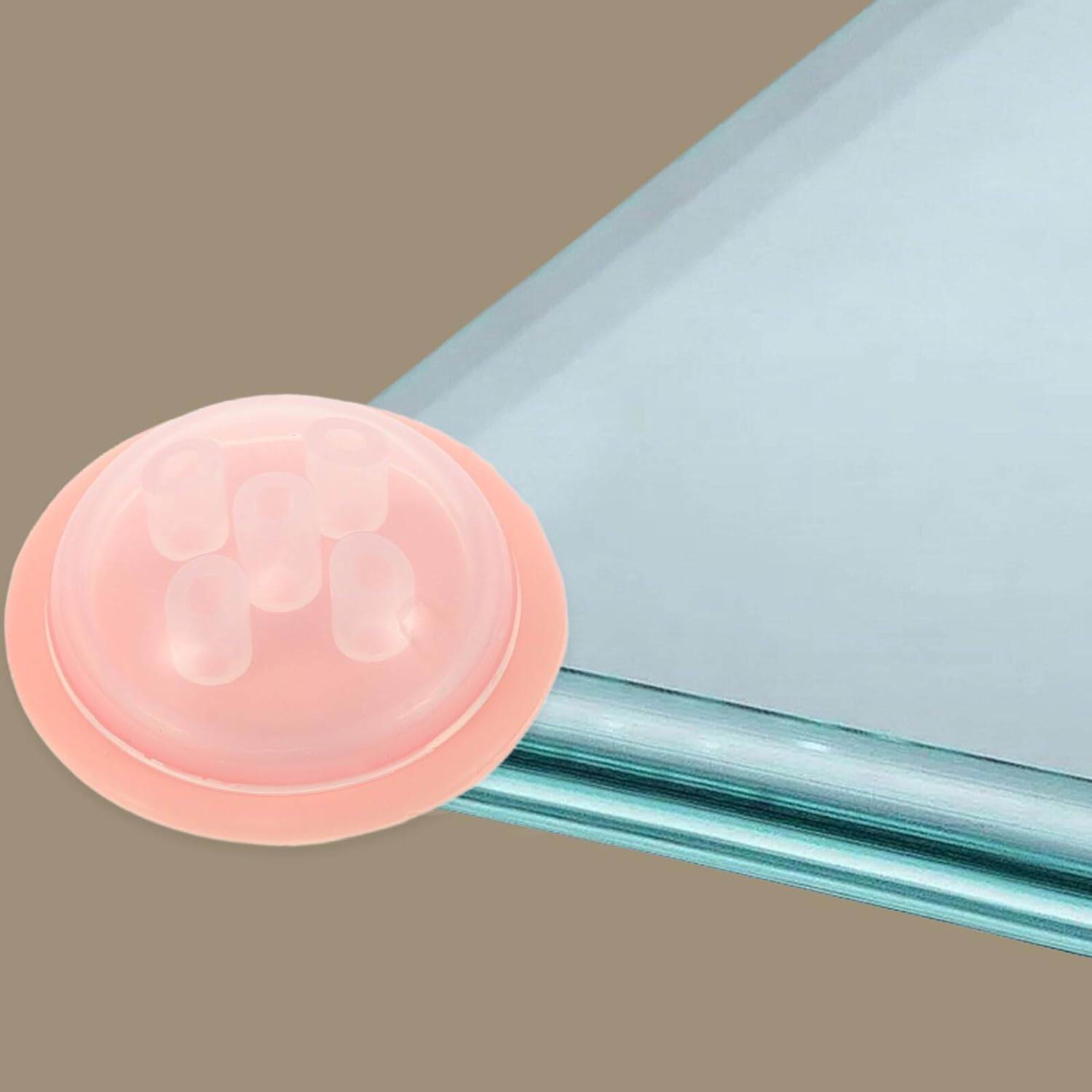 2pcs Pink Silicone Corner Protectors Babyproofing Edge Guards for Furniture Tables Cabinets Cushioned Safety Bumpers for Home Safety