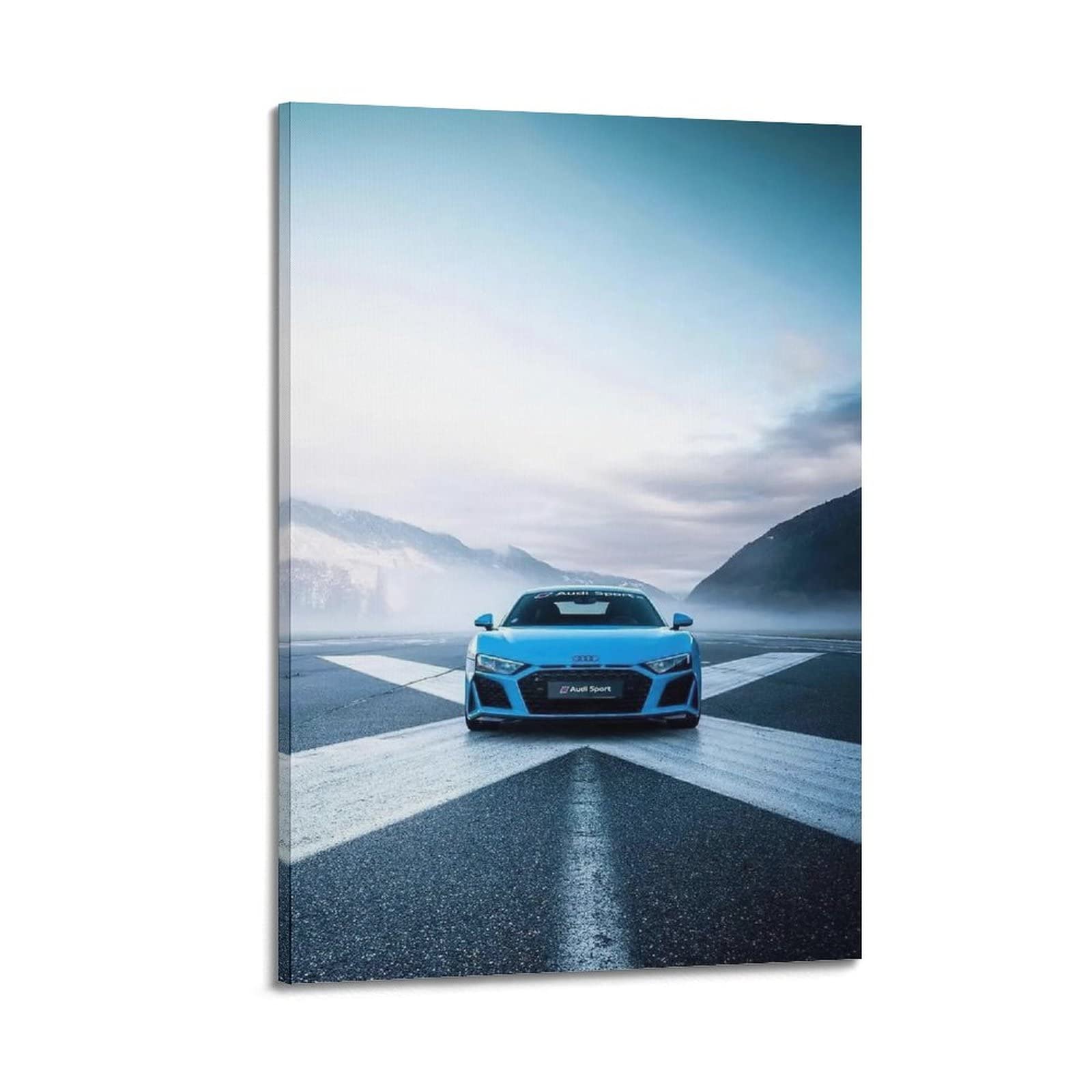 Supercar Poster for Audi R8 Sport Car Hyper Car Poster Decorative Painting Canvas Wall & Art Picture Print Modern Family Bedroom Decor 12x18inch(30x45cm)