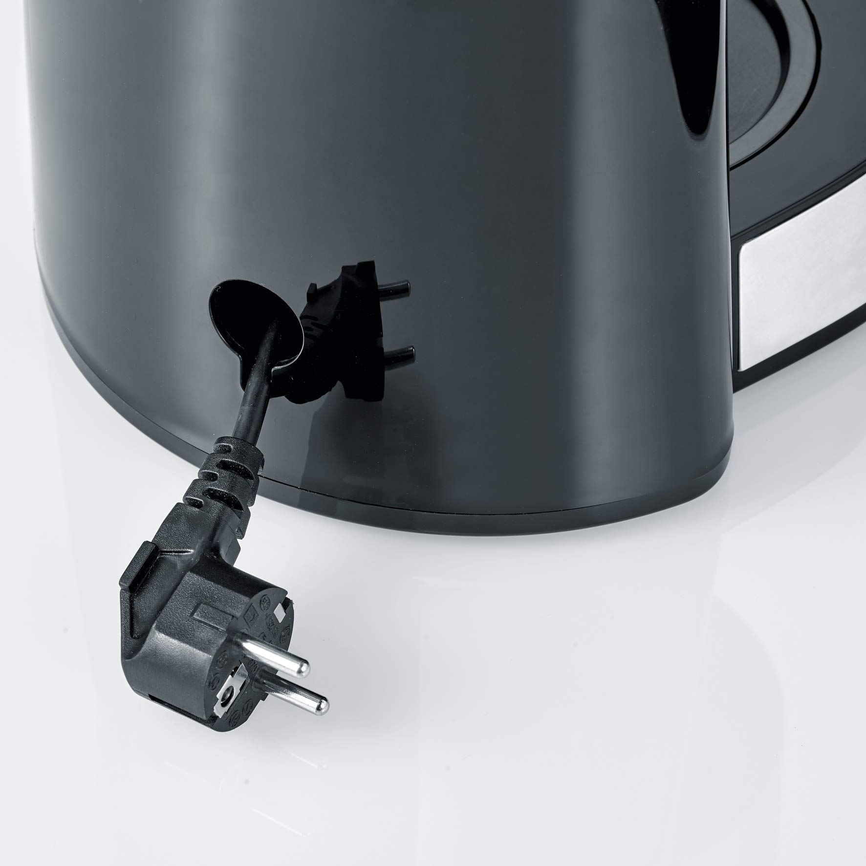 Severin Cafetière Programmable "TYPE Switch", 1000 W, jusqu‘à 10 tasses, AromaSwitch, Sélecteur d'arômes, Noir/Inox, KA 4826