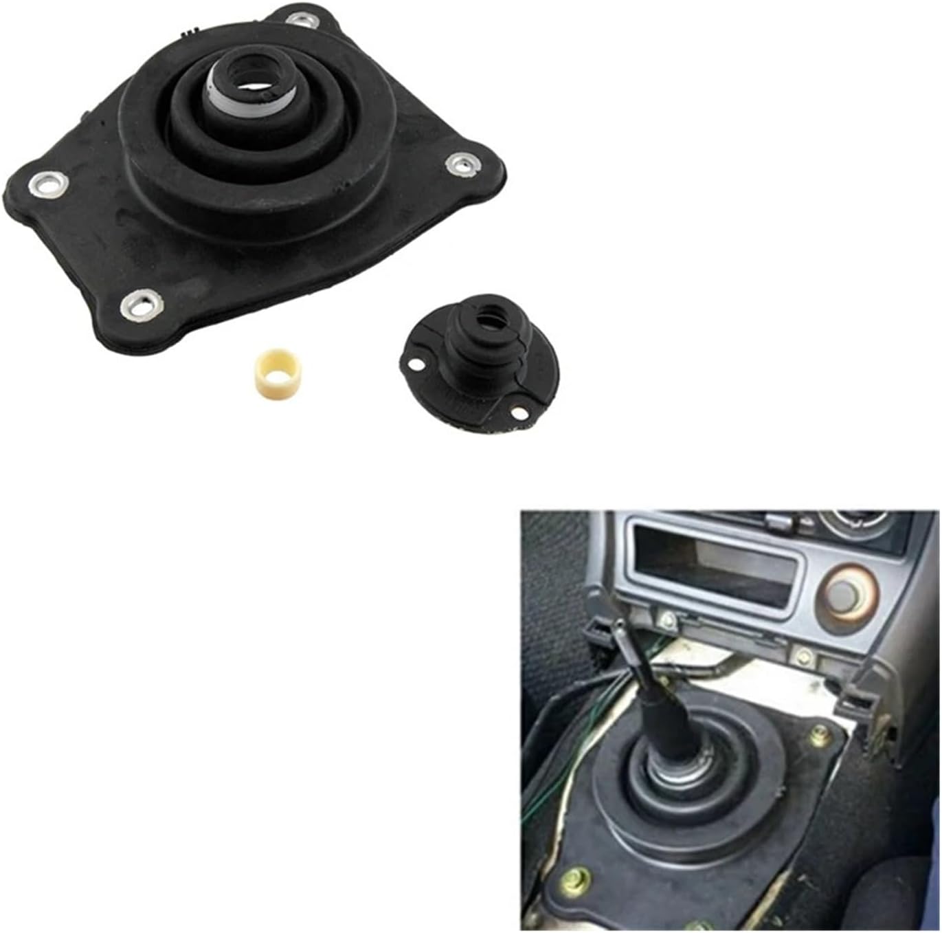 [Replacement] Shifter Boot Seal with Nylon Bushing, Fit for Mazda MX5 MK1, MK2, 1989-2005, Part Numbers NA0164481B, 039817462A