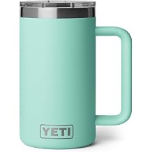 YETI Rambler 24 oz Ceramic Lined Stackable Mug, Seafoam