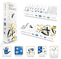 Vista 8 de The Geeky Days Reloj de pared gótico 3D silencioso sin marco, funciona con pilas, con efecto espejo, efecto espejo, decoración de pared para sala