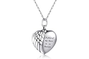 Piece Of My Heart in Heaven Urn Pendant Necklace