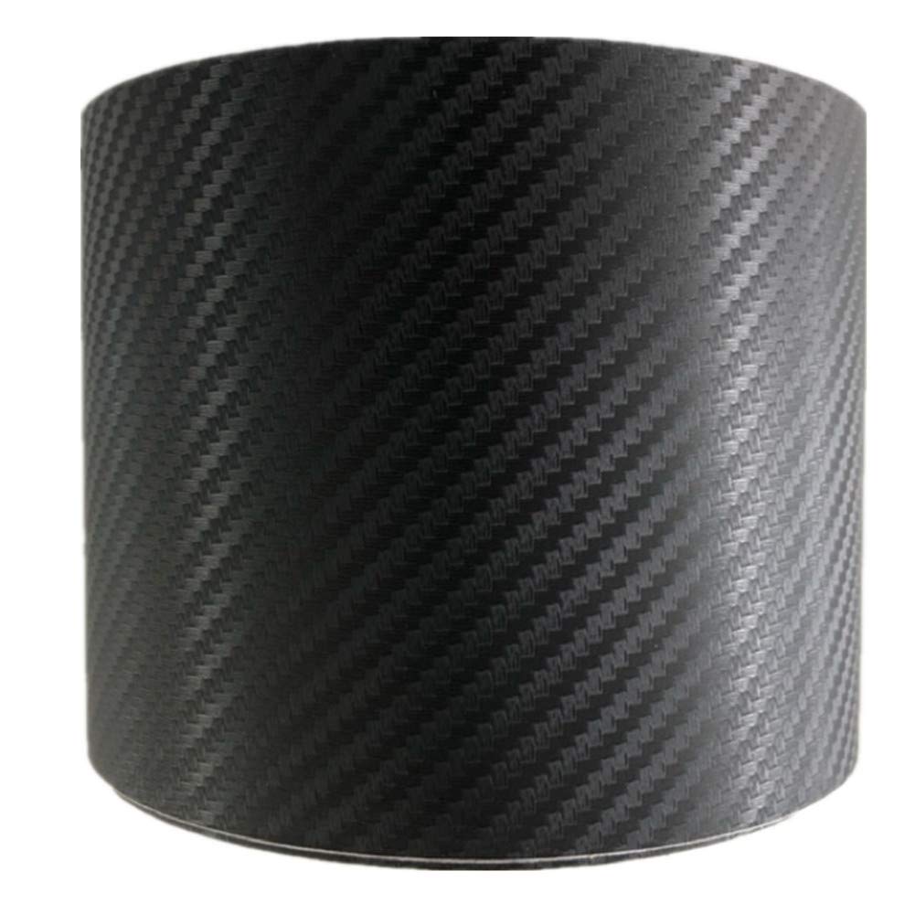 Moyishi3D Carbon Fiber Vinyl Wrap Texture Overlay Wrap Black-Out Strips Roll DIY 40Ft (10cm)