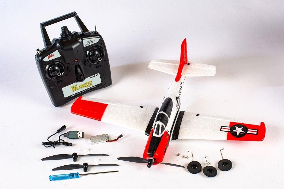 Rage RC T-28 Trojan Micro RTF Airplane w/Pass RGRA1302