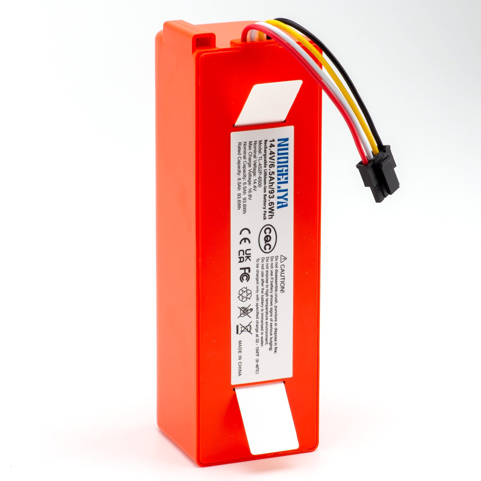 XNJTG 6500mAh 14,4V Batterie de Remplacement pour Roborock s5 s7 s6 s50