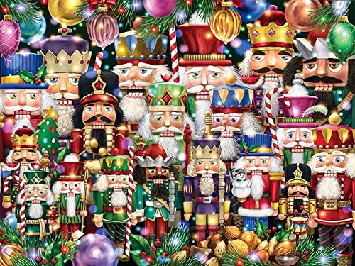 Diy 5D Diamond Painting By Number Kits, Nutcracker Suite, Diamond Embroidery Arts Craft Wall Sticker Decor Full Drill Canvas Picture For Adults Beginner, 12 X 16 Inch #TOP4