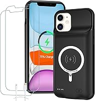 Vista 9 de Funda de batería para iPhone 8/7/6s/6/SE 2020 (2ª generación), 6500 mAh, cargador portátil, batería recargable, funda de carga compatible con iPhone