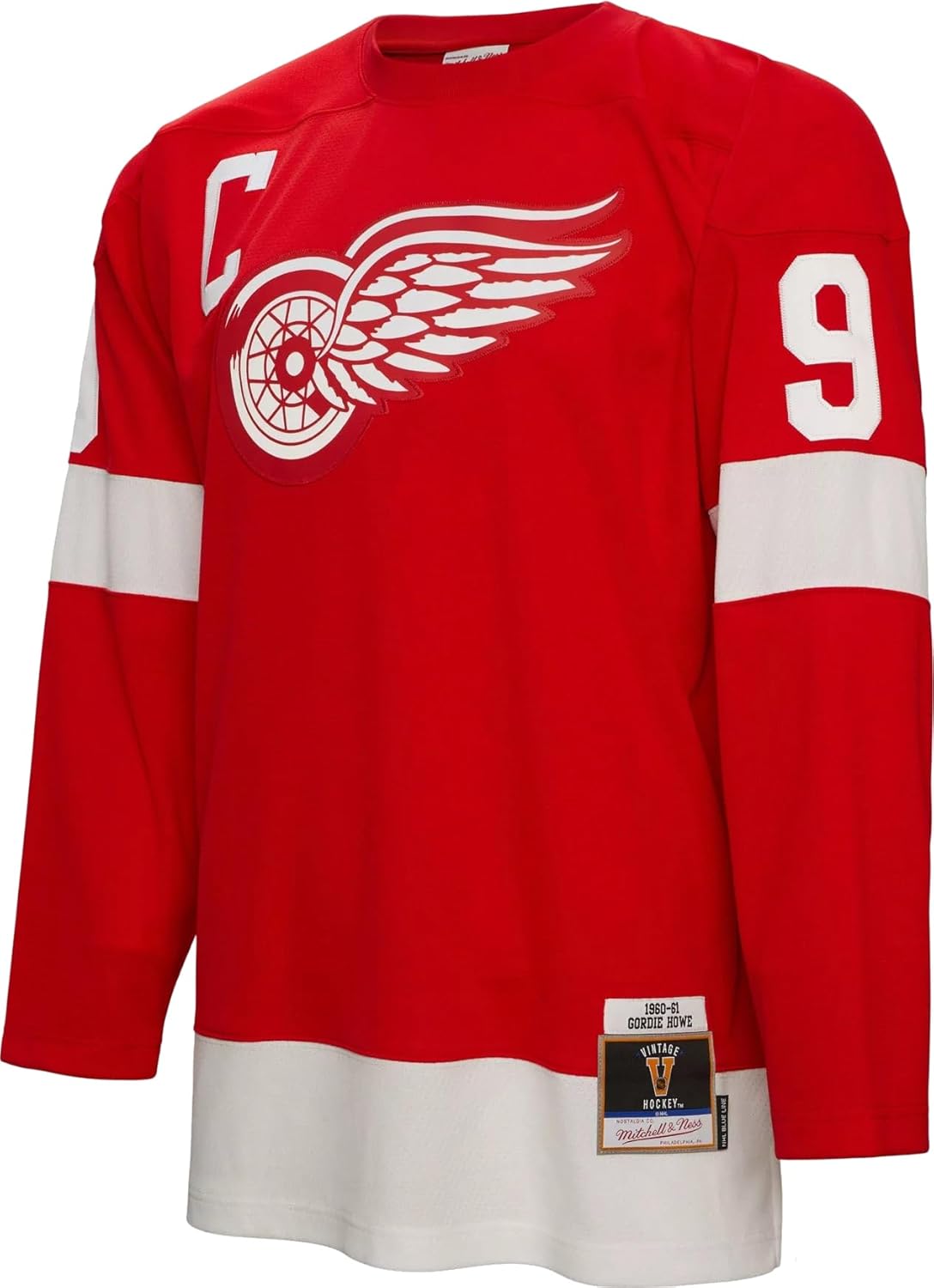 Youth Gordie Howe Detroit Red Wings 1960-61 Blue Line Jersey - Image 2