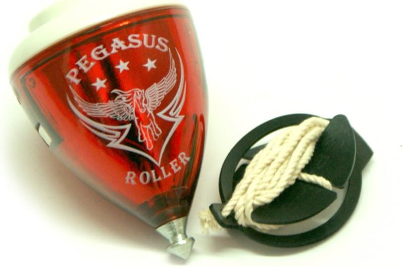 Spin Top Pegasus Roller - Bearing Tip SpinTop (Red)