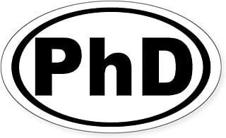 CafePress Phd Oval Sticker Oval Car Bumper Sticker