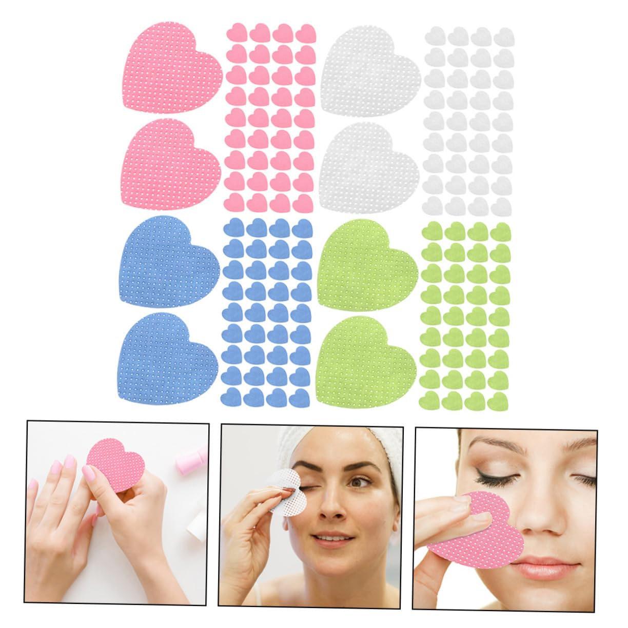 Lint-Free Nail Remover Pads 800 Sheets Gel Polish Removal Wipes Non-Lint Nail Wipes for Professional and Home Use for Eyelash Extension Cleaning